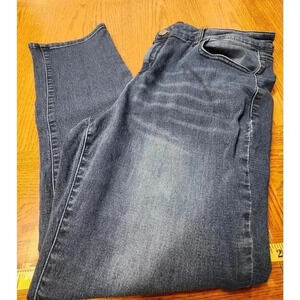 Ultra Soft Knit Leggings Blue Denim Plus Size 18W